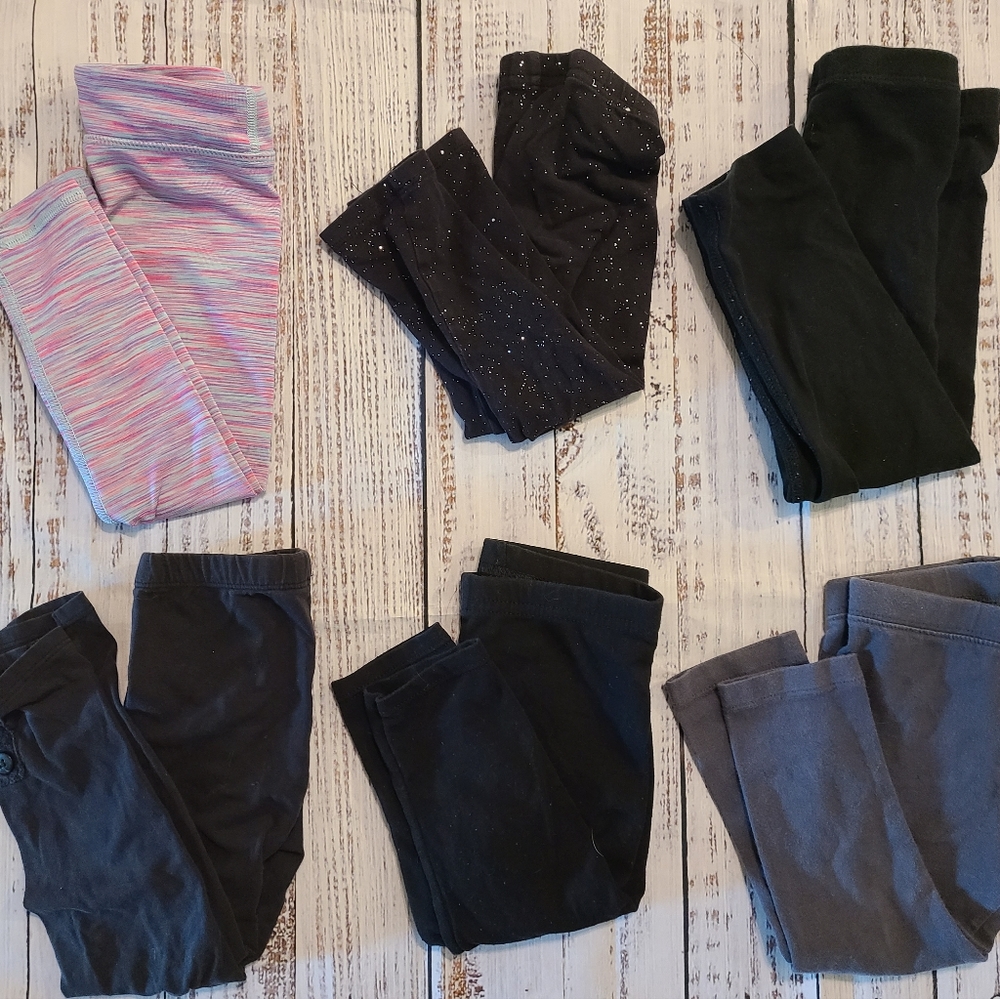 COPY - !LOT OF 6 2T GIRLS LEGGINGS!!!